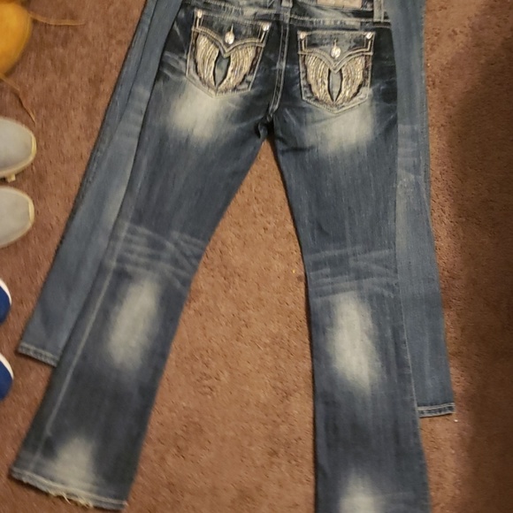 Sold on M Miss Me Jean's all size 27/33 bootcut - Picture 4 of 8